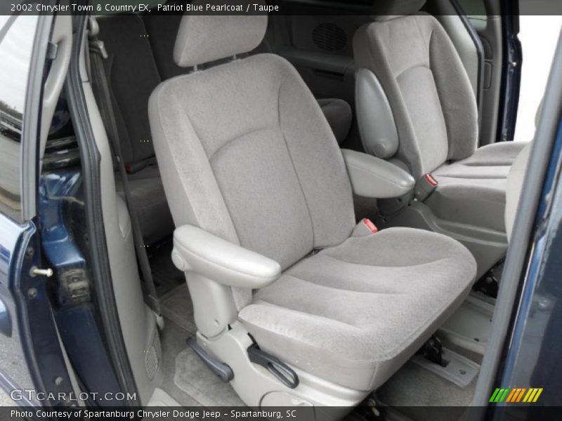 Patriot Blue Pearlcoat / Taupe 2002 Chrysler Town & Country EX