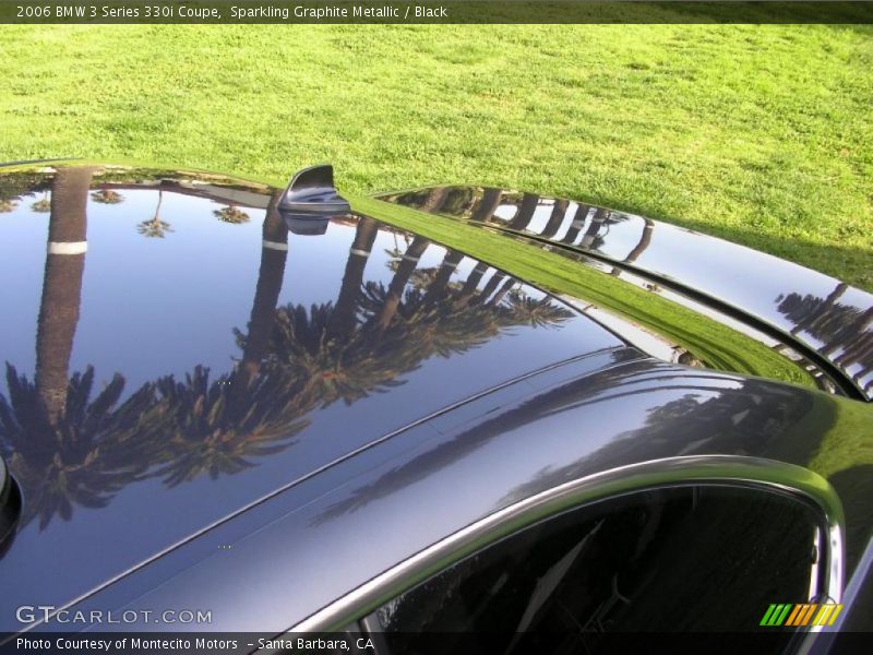 Sparkling Graphite Metallic / Black 2006 BMW 3 Series 330i Coupe