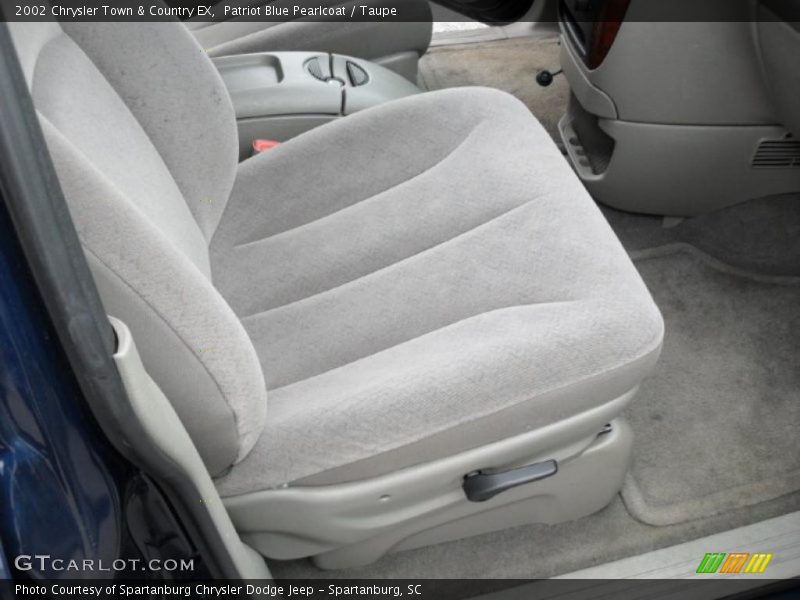 Patriot Blue Pearlcoat / Taupe 2002 Chrysler Town & Country EX