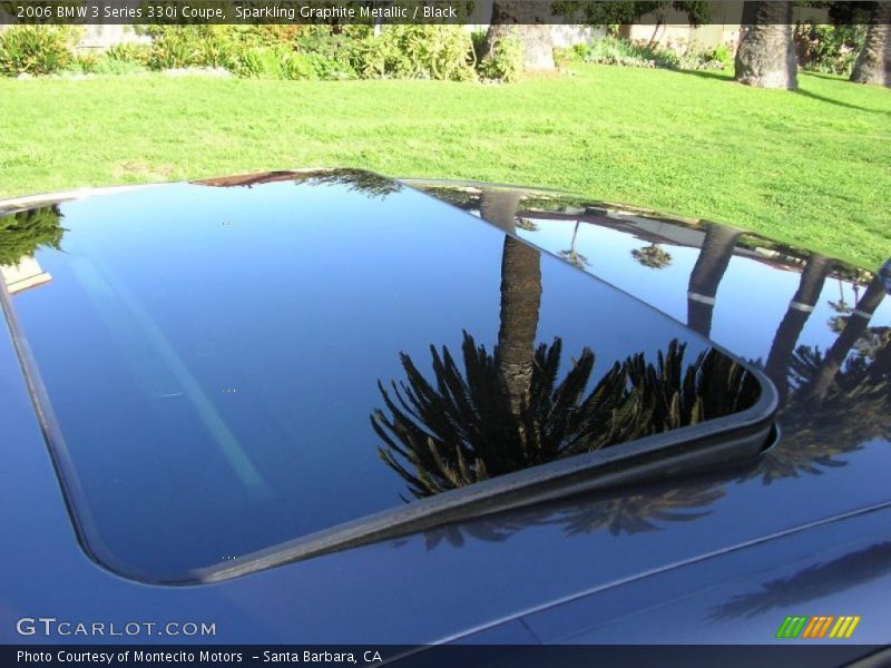 Sparkling Graphite Metallic / Black 2006 BMW 3 Series 330i Coupe