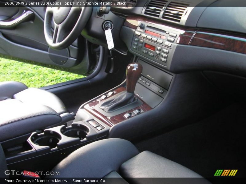Sparkling Graphite Metallic / Black 2006 BMW 3 Series 330i Coupe