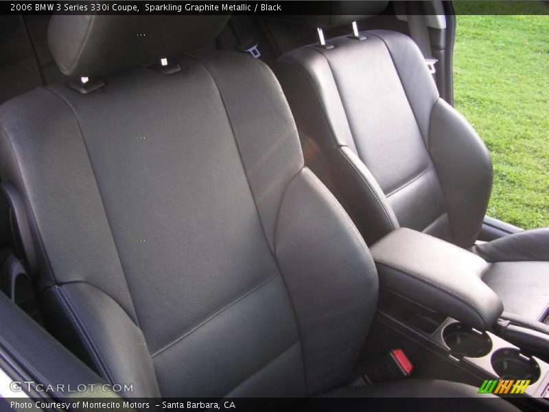 Sparkling Graphite Metallic / Black 2006 BMW 3 Series 330i Coupe