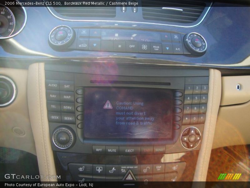 Bordeaux Red Metallic / Cashmere Beige 2006 Mercedes-Benz CLS 500