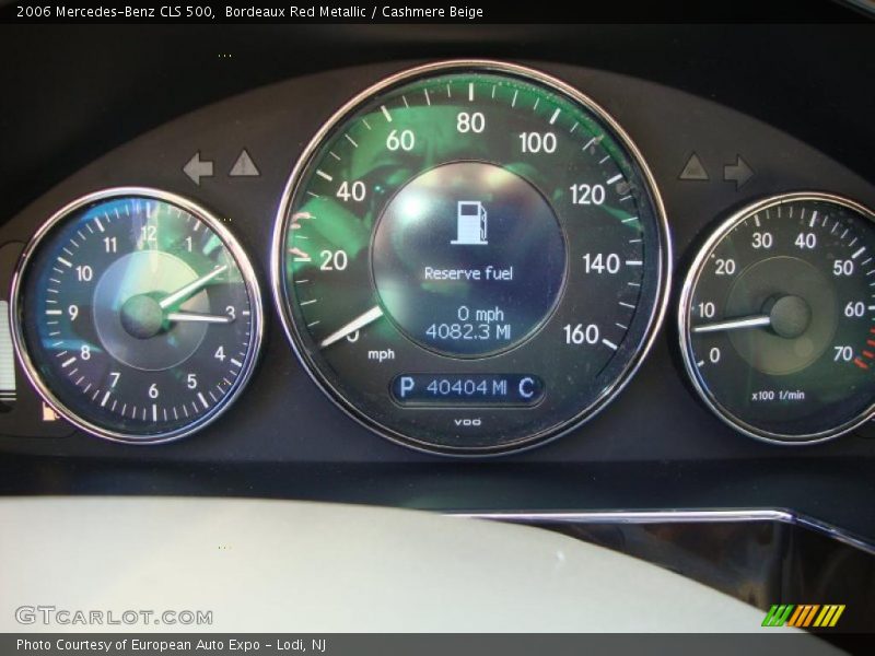Bordeaux Red Metallic / Cashmere Beige 2006 Mercedes-Benz CLS 500