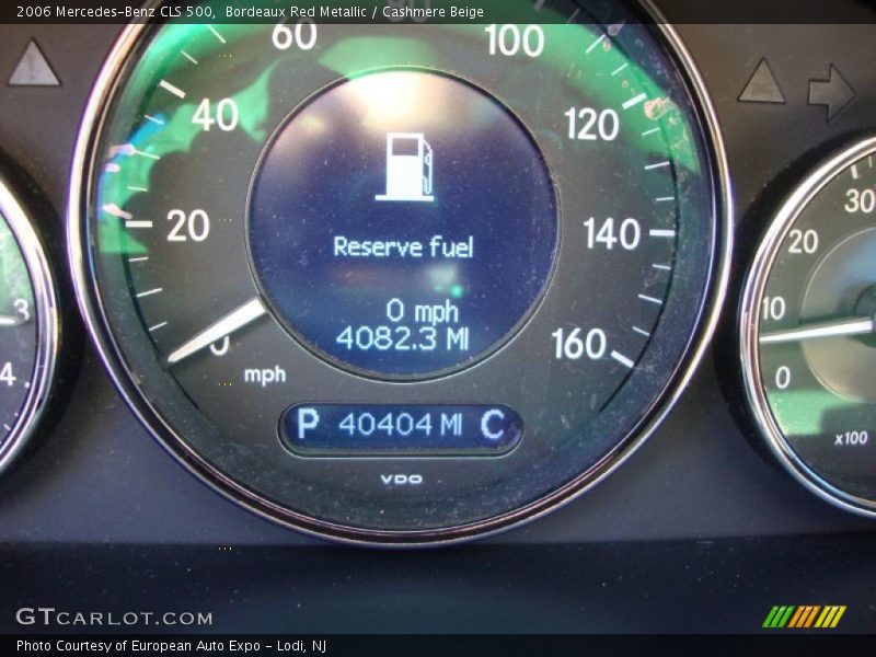 Bordeaux Red Metallic / Cashmere Beige 2006 Mercedes-Benz CLS 500