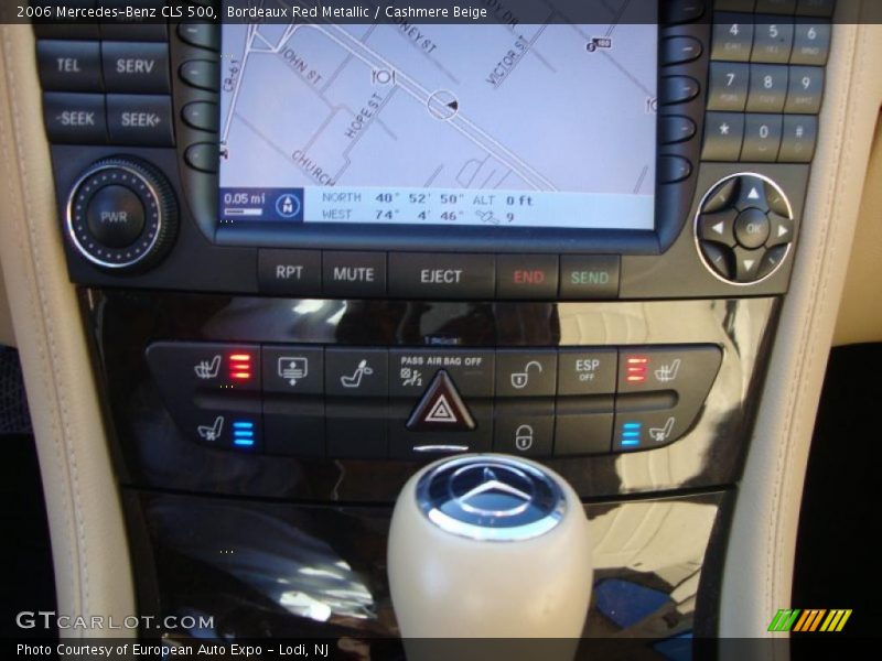 Bordeaux Red Metallic / Cashmere Beige 2006 Mercedes-Benz CLS 500
