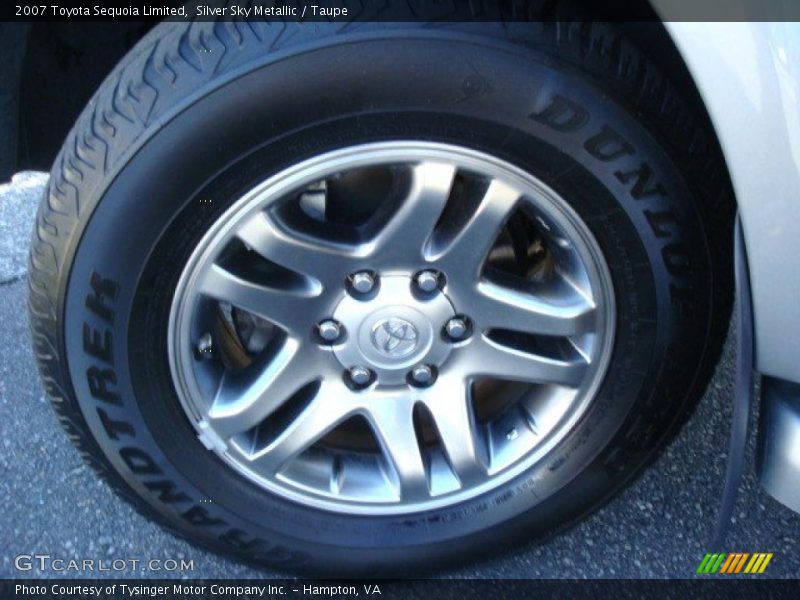 Silver Sky Metallic / Taupe 2007 Toyota Sequoia Limited