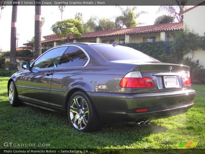 Sparkling Graphite Metallic / Black 2006 BMW 3 Series 330i Coupe