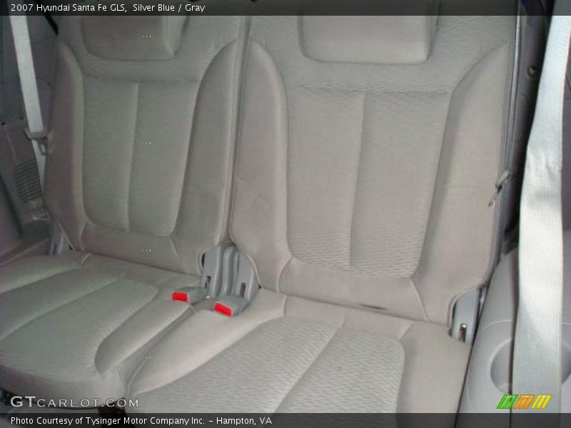 Silver Blue / Gray 2007 Hyundai Santa Fe GLS