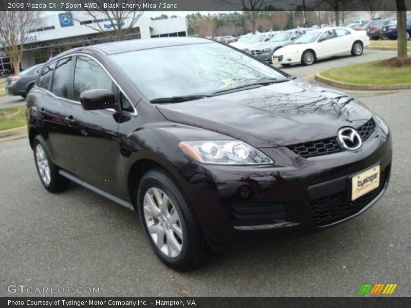 Black Cherry Mica / Sand 2008 Mazda CX-7 Sport AWD