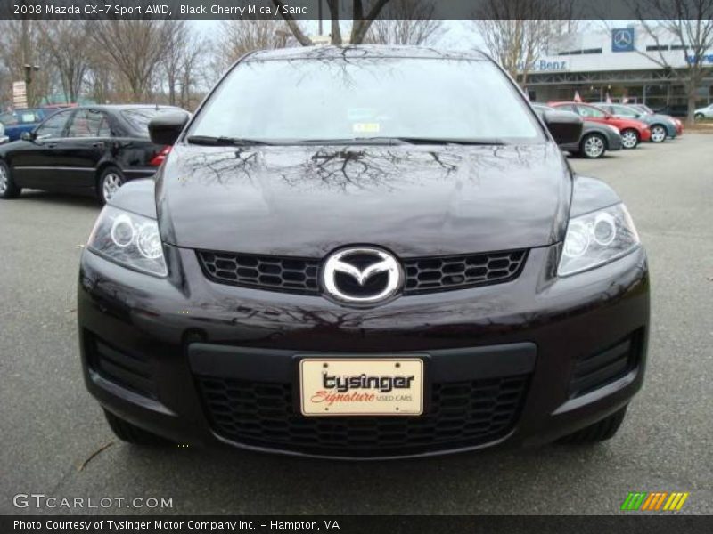 Black Cherry Mica / Sand 2008 Mazda CX-7 Sport AWD