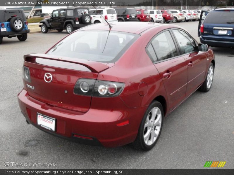 Copper Red Mica / Black 2009 Mazda MAZDA3 i Touring Sedan