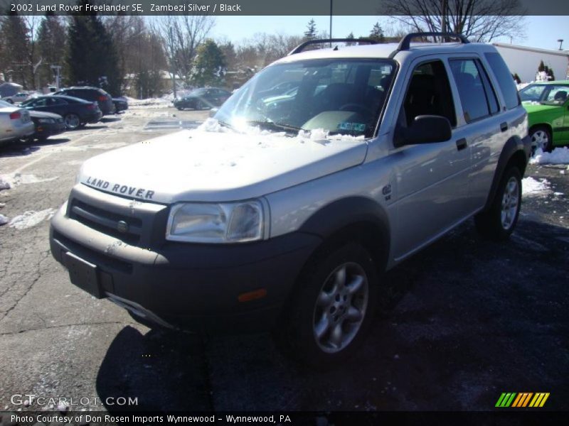 Zambezi Silver / Black 2002 Land Rover Freelander SE