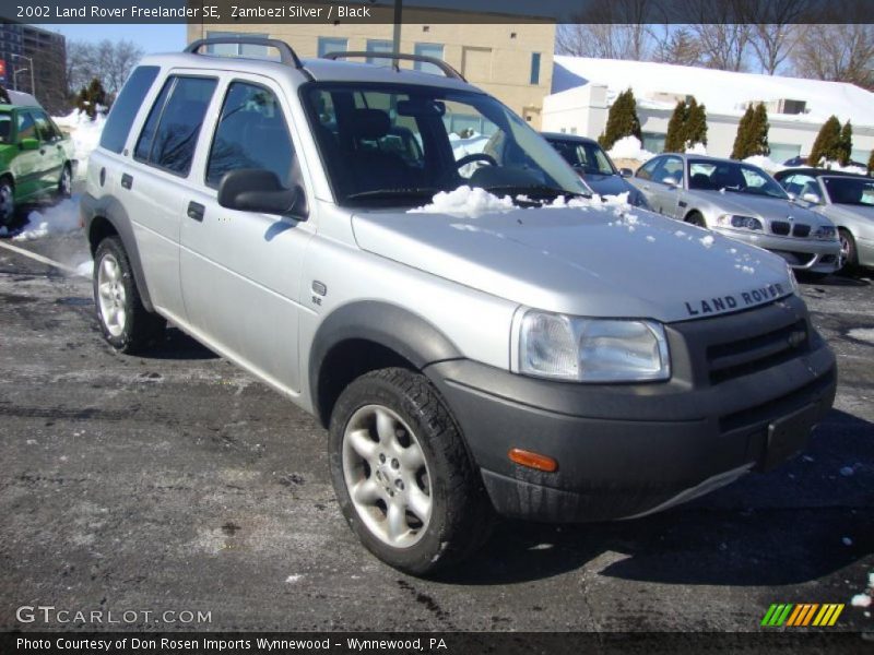 Zambezi Silver / Black 2002 Land Rover Freelander SE
