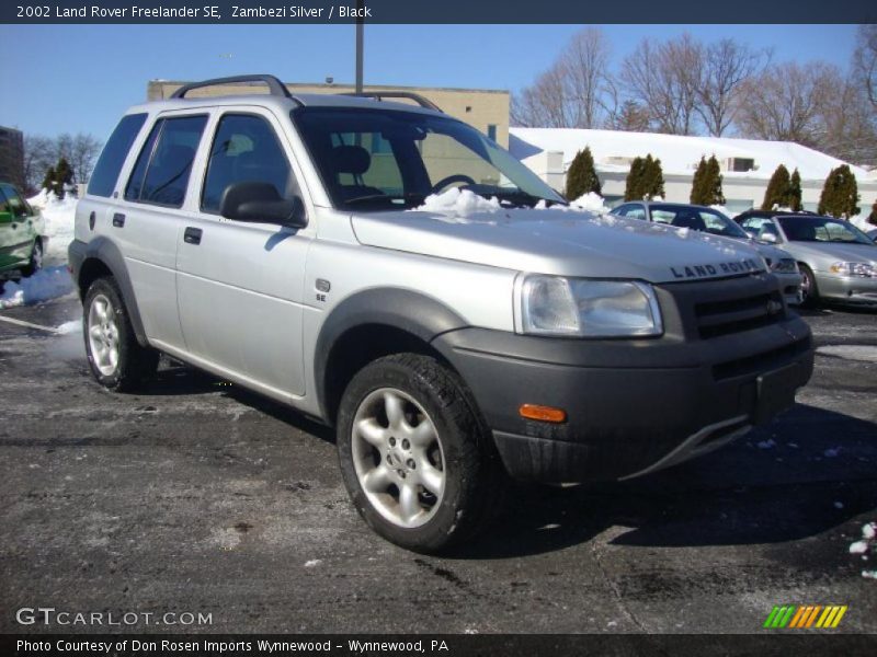 Zambezi Silver / Black 2002 Land Rover Freelander SE