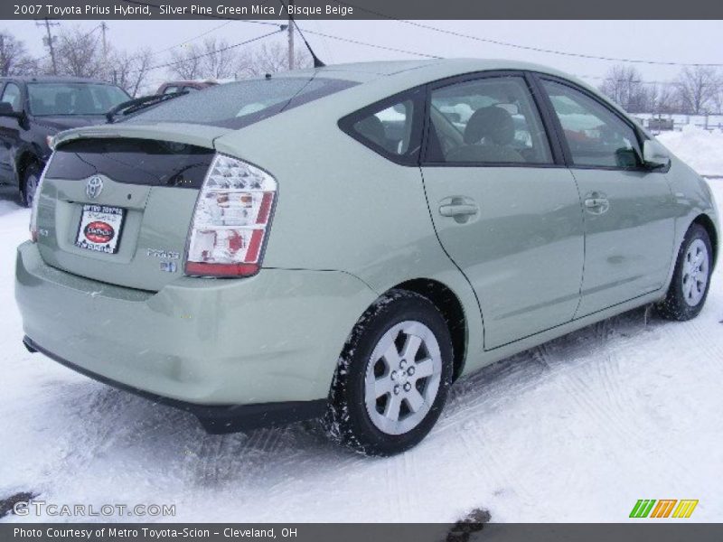 Silver Pine Green Mica / Bisque Beige 2007 Toyota Prius Hybrid