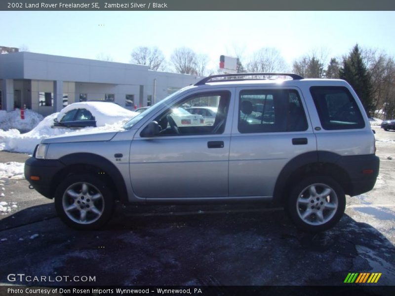 Zambezi Silver / Black 2002 Land Rover Freelander SE