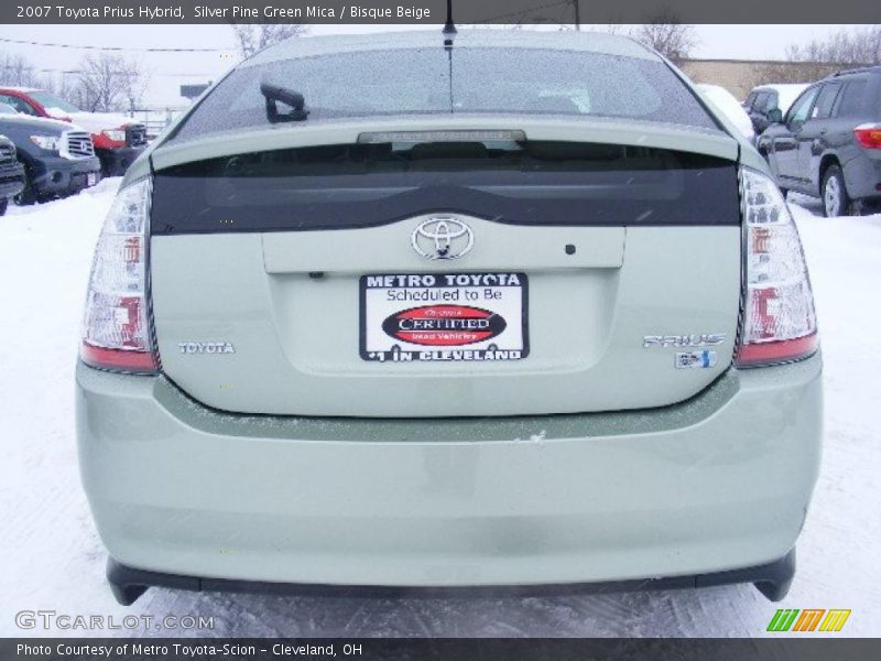 Silver Pine Green Mica / Bisque Beige 2007 Toyota Prius Hybrid