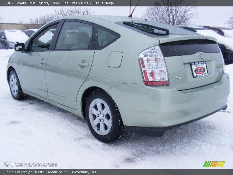 Silver Pine Green Mica / Bisque Beige 2007 Toyota Prius Hybrid