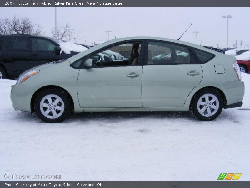 Silver Pine Green Mica / Bisque Beige 2007 Toyota Prius Hybrid
