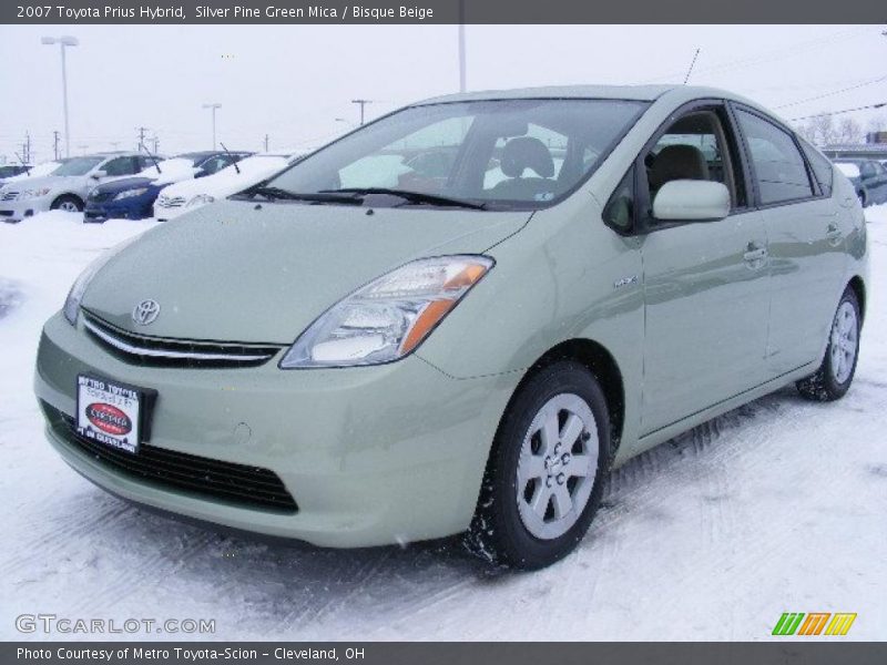 Silver Pine Green Mica / Bisque Beige 2007 Toyota Prius Hybrid