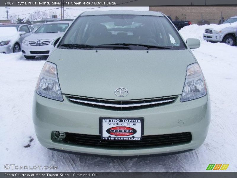 Silver Pine Green Mica / Bisque Beige 2007 Toyota Prius Hybrid