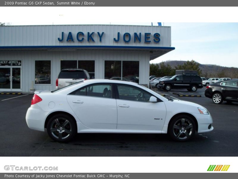 Summit White / Ebony 2009 Pontiac G6 GXP Sedan