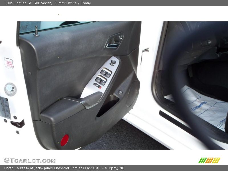 Summit White / Ebony 2009 Pontiac G6 GXP Sedan