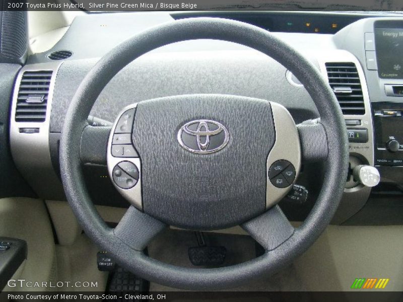 Silver Pine Green Mica / Bisque Beige 2007 Toyota Prius Hybrid