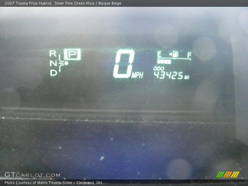 Silver Pine Green Mica / Bisque Beige 2007 Toyota Prius Hybrid