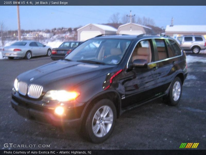 Jet Black / Sand Beige 2005 BMW X5 4.4i