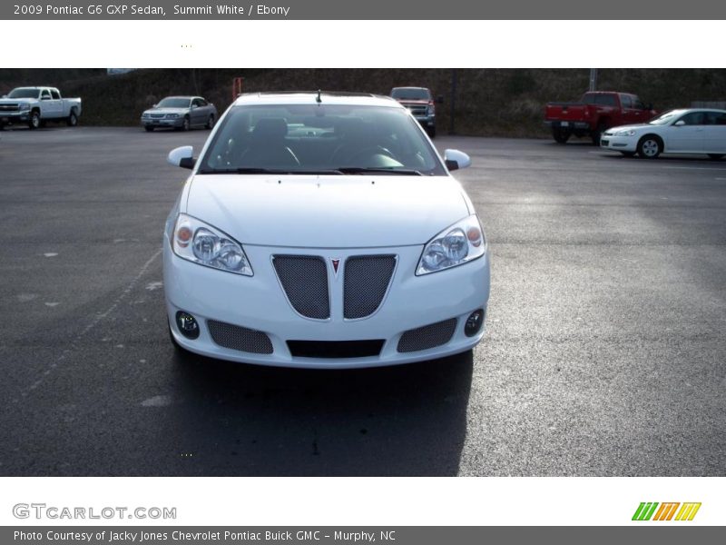 Summit White / Ebony 2009 Pontiac G6 GXP Sedan