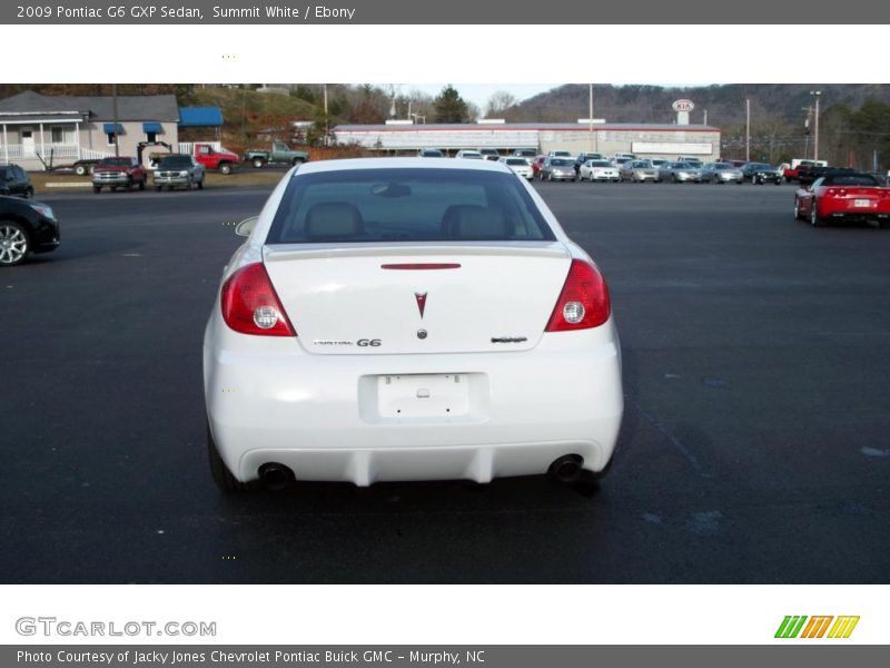 Summit White / Ebony 2009 Pontiac G6 GXP Sedan