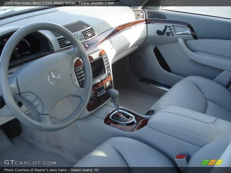 Pewter Metallic / Ash 2006 Mercedes-Benz S 500 4Matic Sedan
