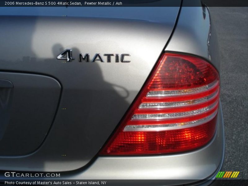 Pewter Metallic / Ash 2006 Mercedes-Benz S 500 4Matic Sedan
