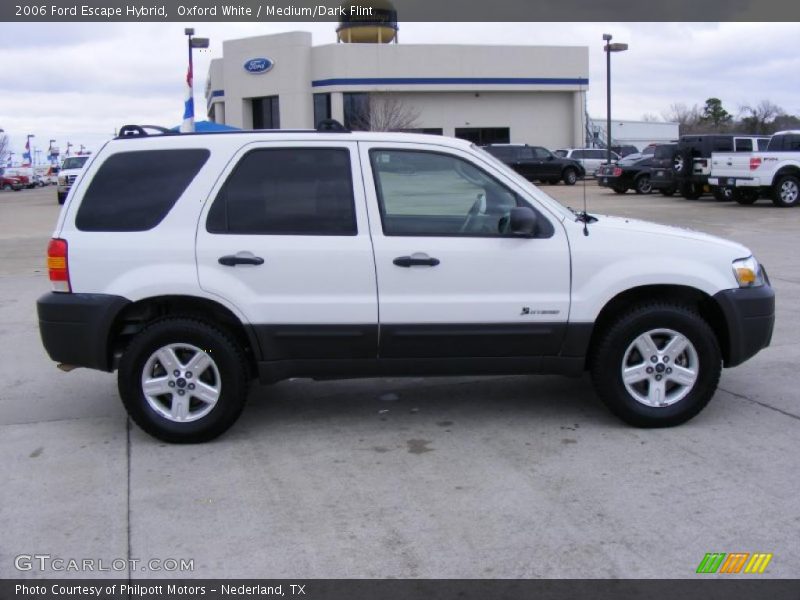 Oxford White / Medium/Dark Flint 2006 Ford Escape Hybrid