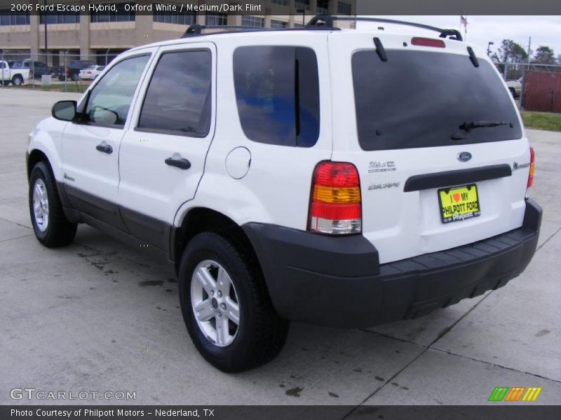 Oxford White / Medium/Dark Flint 2006 Ford Escape Hybrid