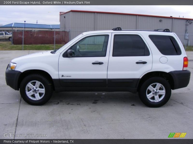 Oxford White / Medium/Dark Flint 2006 Ford Escape Hybrid