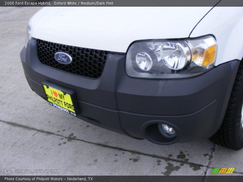 Oxford White / Medium/Dark Flint 2006 Ford Escape Hybrid