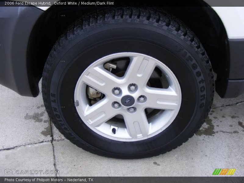 Oxford White / Medium/Dark Flint 2006 Ford Escape Hybrid