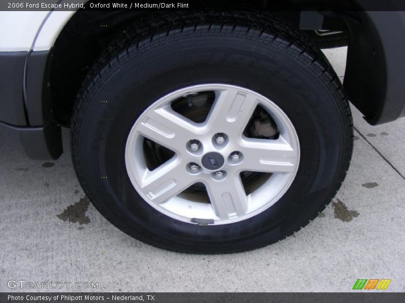 Oxford White / Medium/Dark Flint 2006 Ford Escape Hybrid