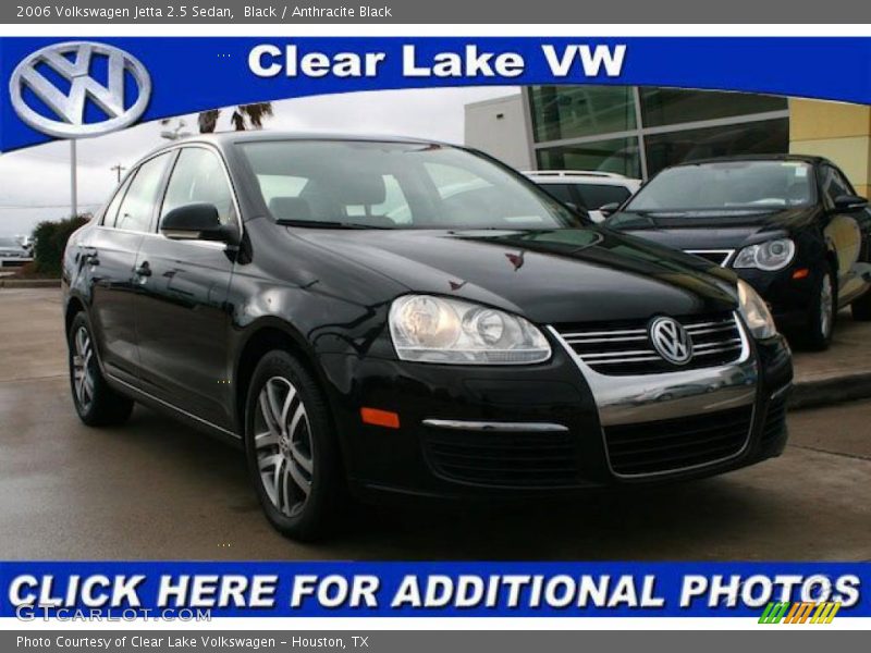 Black / Anthracite Black 2006 Volkswagen Jetta 2.5 Sedan