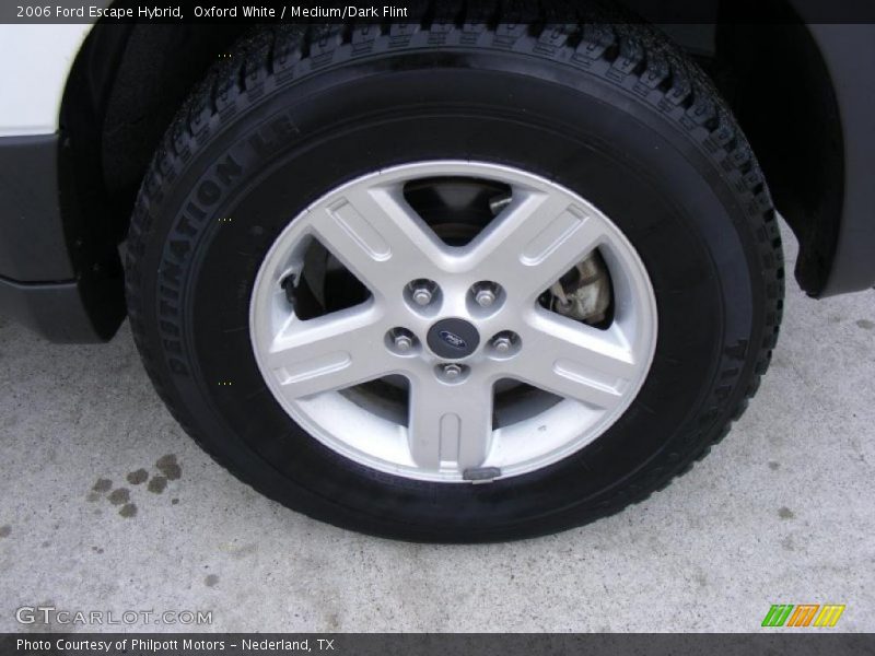 Oxford White / Medium/Dark Flint 2006 Ford Escape Hybrid