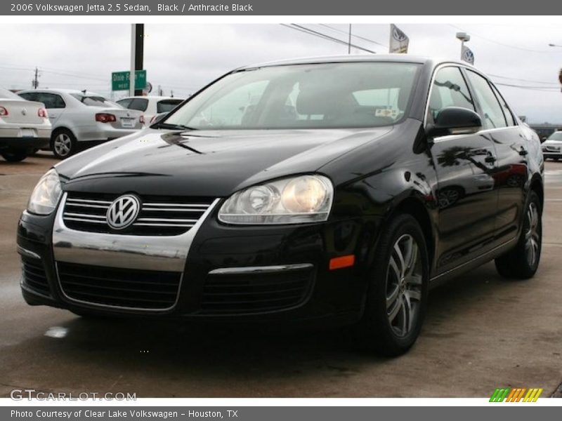 Black / Anthracite Black 2006 Volkswagen Jetta 2.5 Sedan