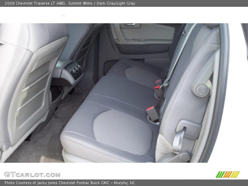 Summit White / Dark Gray/Light Gray 2009 Chevrolet Traverse LT AWD