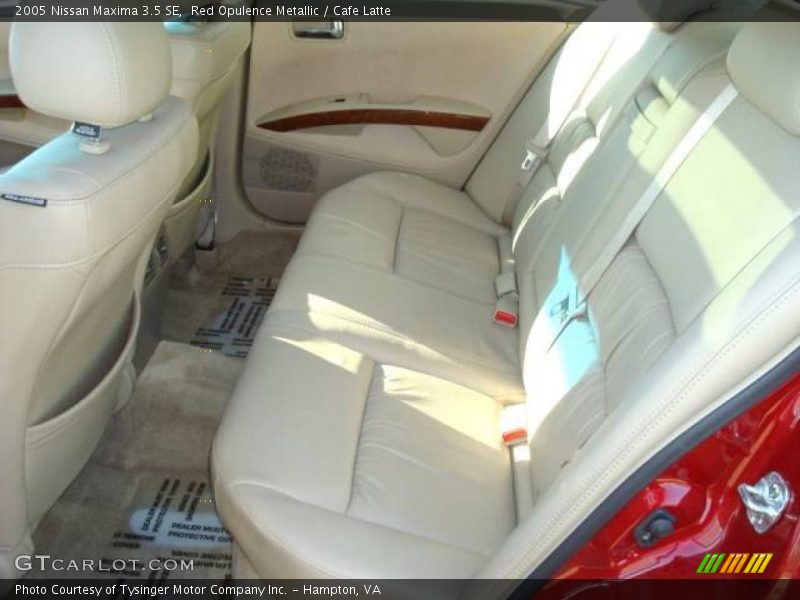 Red Opulence Metallic / Cafe Latte 2005 Nissan Maxima 3.5 SE
