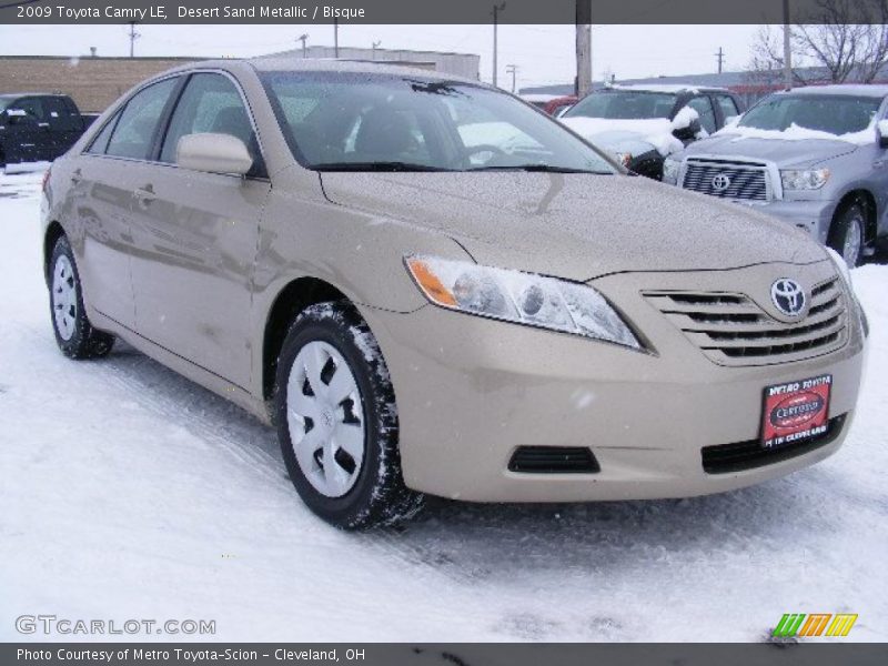 Desert Sand Metallic / Bisque 2009 Toyota Camry LE