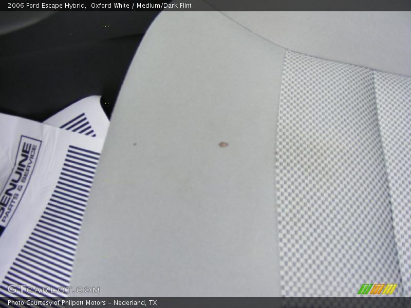 Oxford White / Medium/Dark Flint 2006 Ford Escape Hybrid