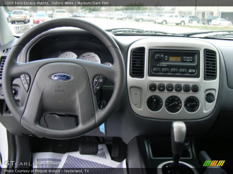 Oxford White / Medium/Dark Flint 2006 Ford Escape Hybrid