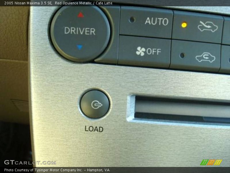 Red Opulence Metallic / Cafe Latte 2005 Nissan Maxima 3.5 SE